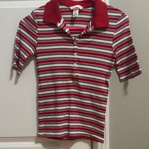 H&M Women’s Striped Polo Shirt
